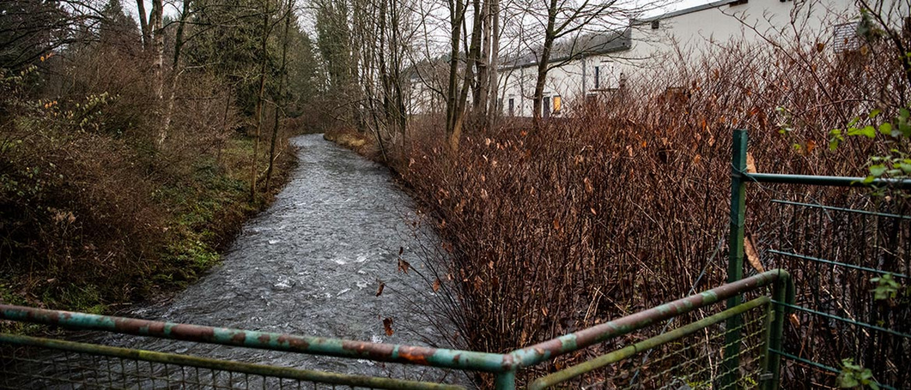 Huwil-Center Radweg Brölbach Bröl Gehweg