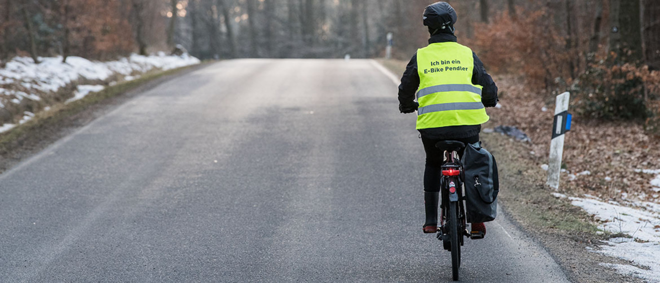 E-Bike auf der Straße