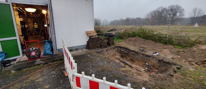 Kabel wurden freigelegt