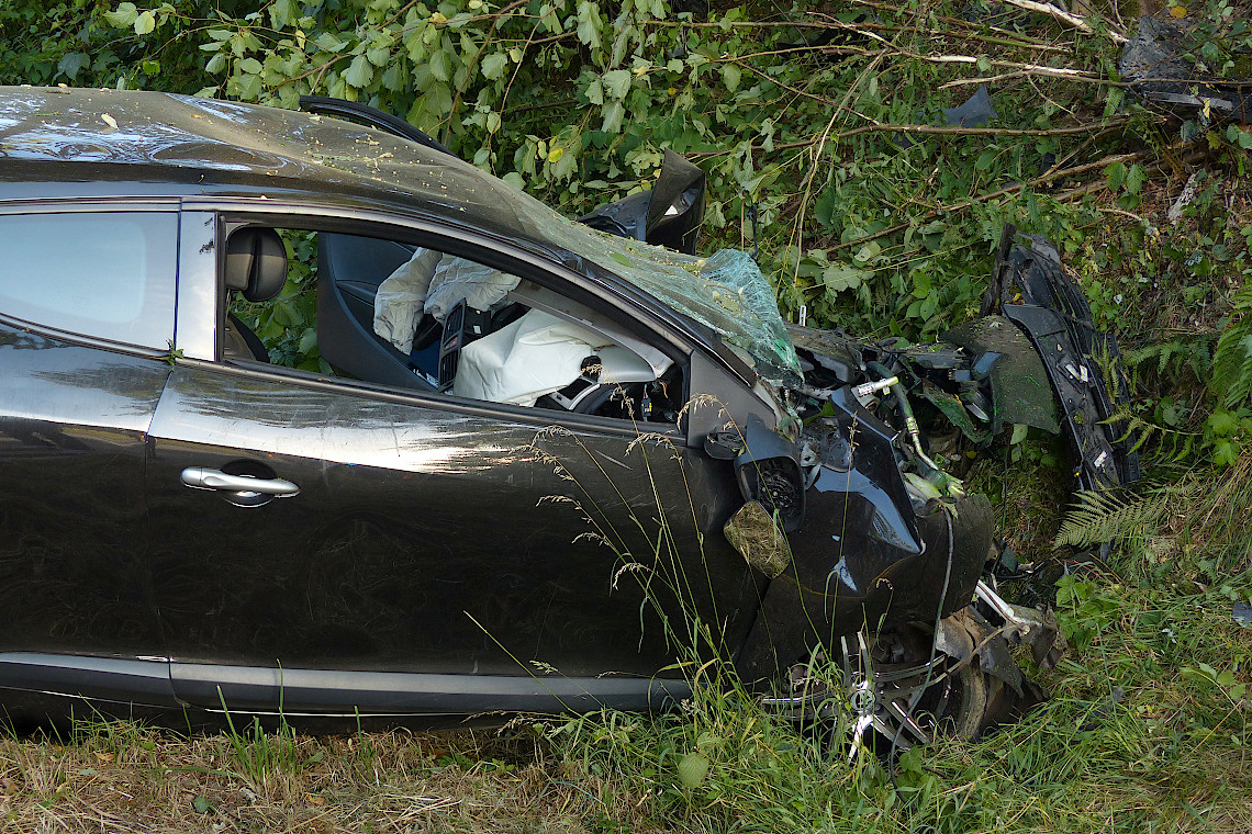 Unfall in Hasenbach